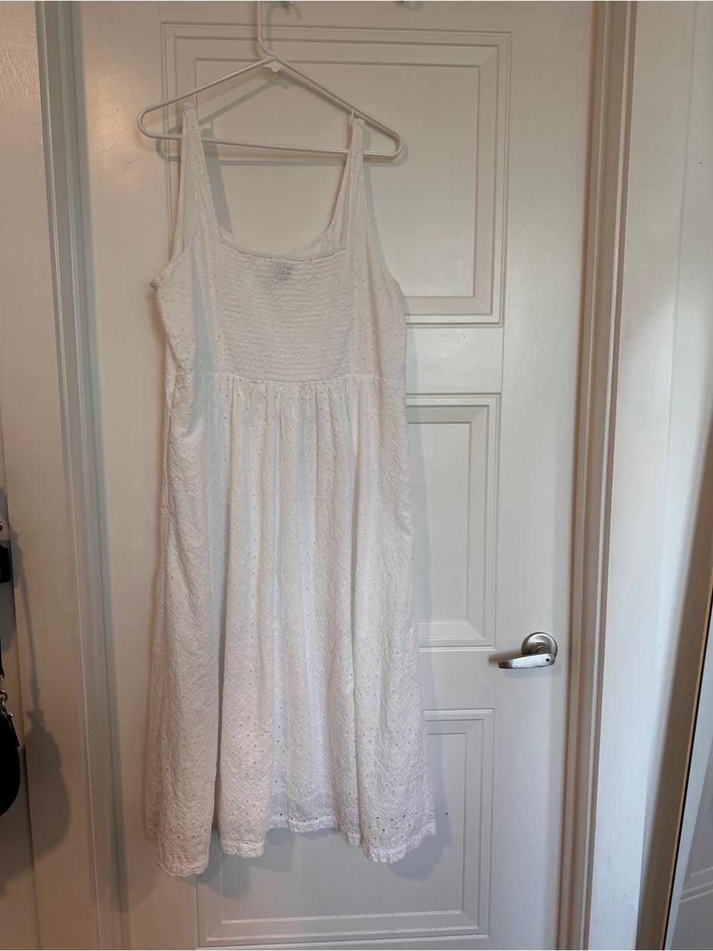 White Eyelet Maxi Sundress - Picture 4 of 6